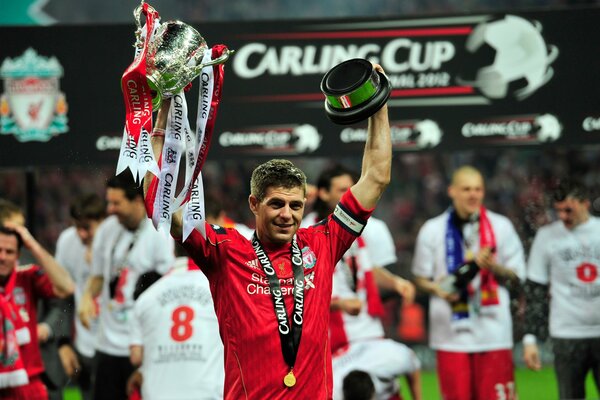 Steven Gerrard of Liverpool Football Club