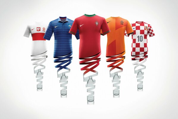 Euro 12 football T-shirts