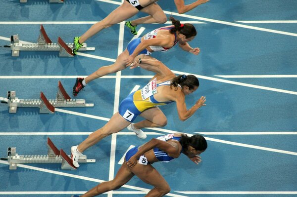 Start sportowców. Lekkoatletyka