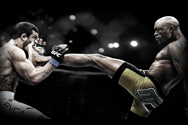 Combate. Anderson Silva y Victor Belfort