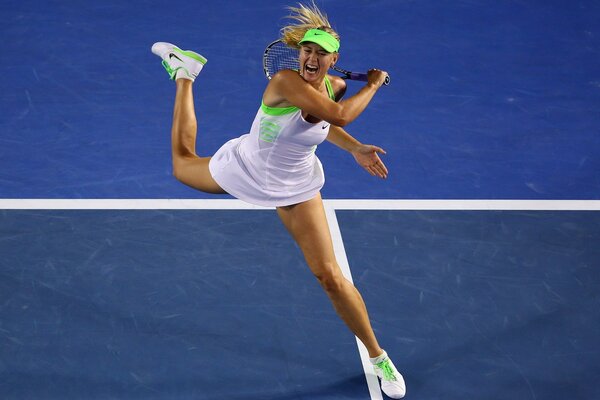 Sharapova au saut en longueur