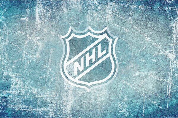 Wallpaper with hockey sports logo