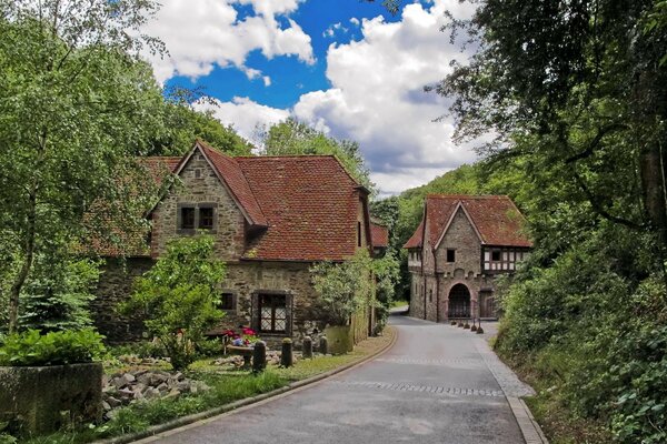 Maisons de fées dans la province d Allemagne