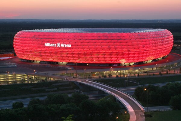 Allianz Arena stadium in Munich, germany