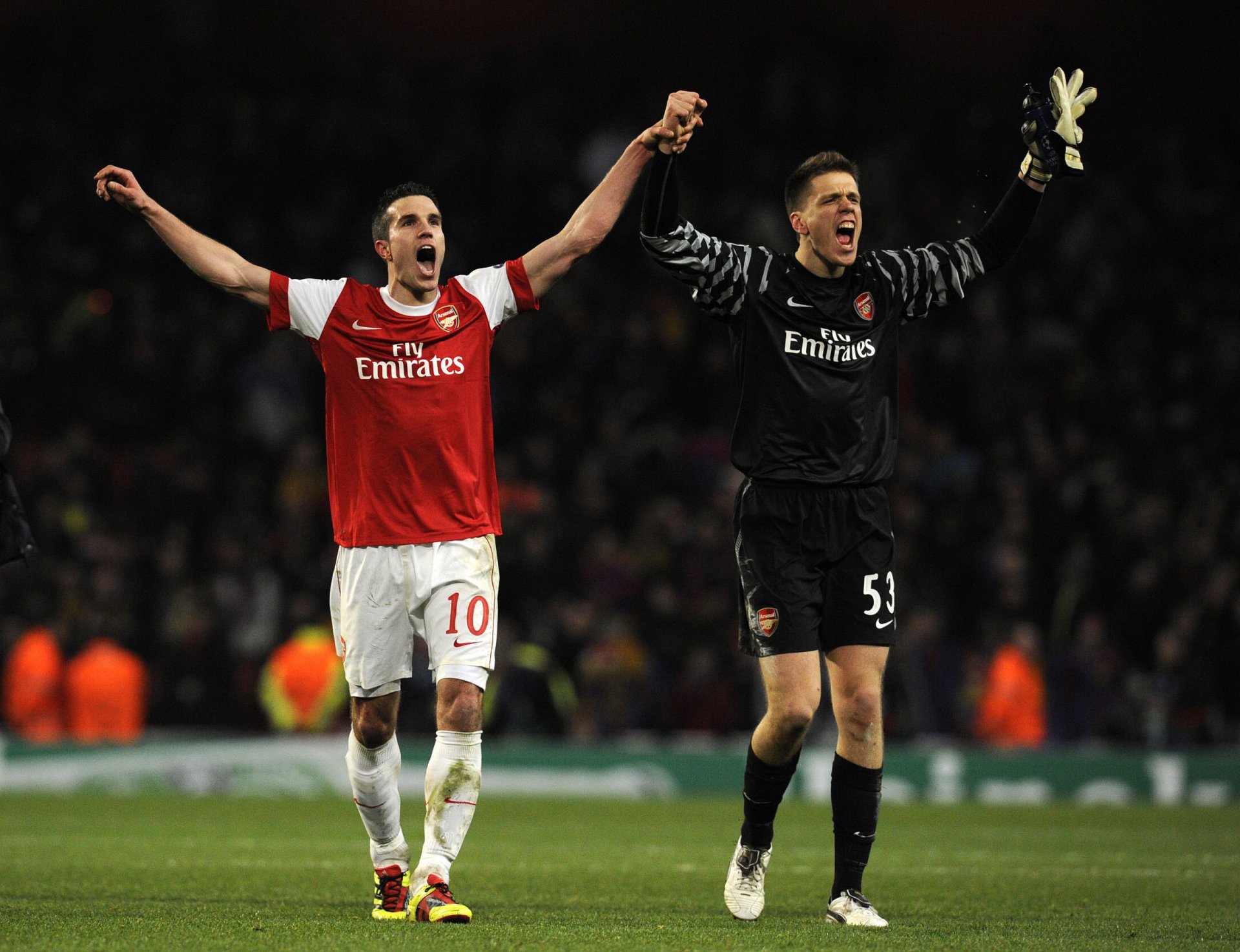 calcio arsenal londra percy szczesny. vittoria