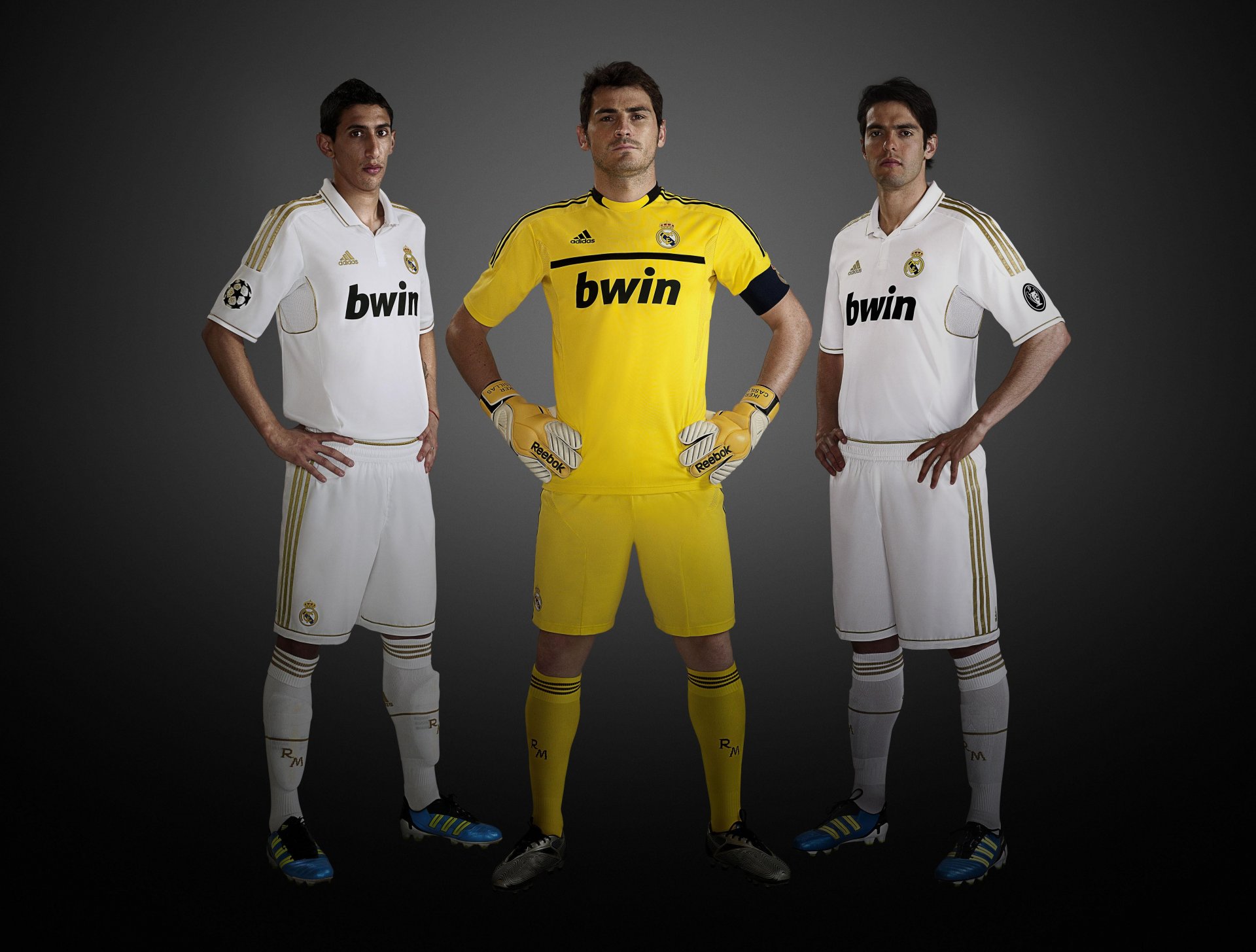 real madrid nuovo uniforme giocatori kakà casillas di maria