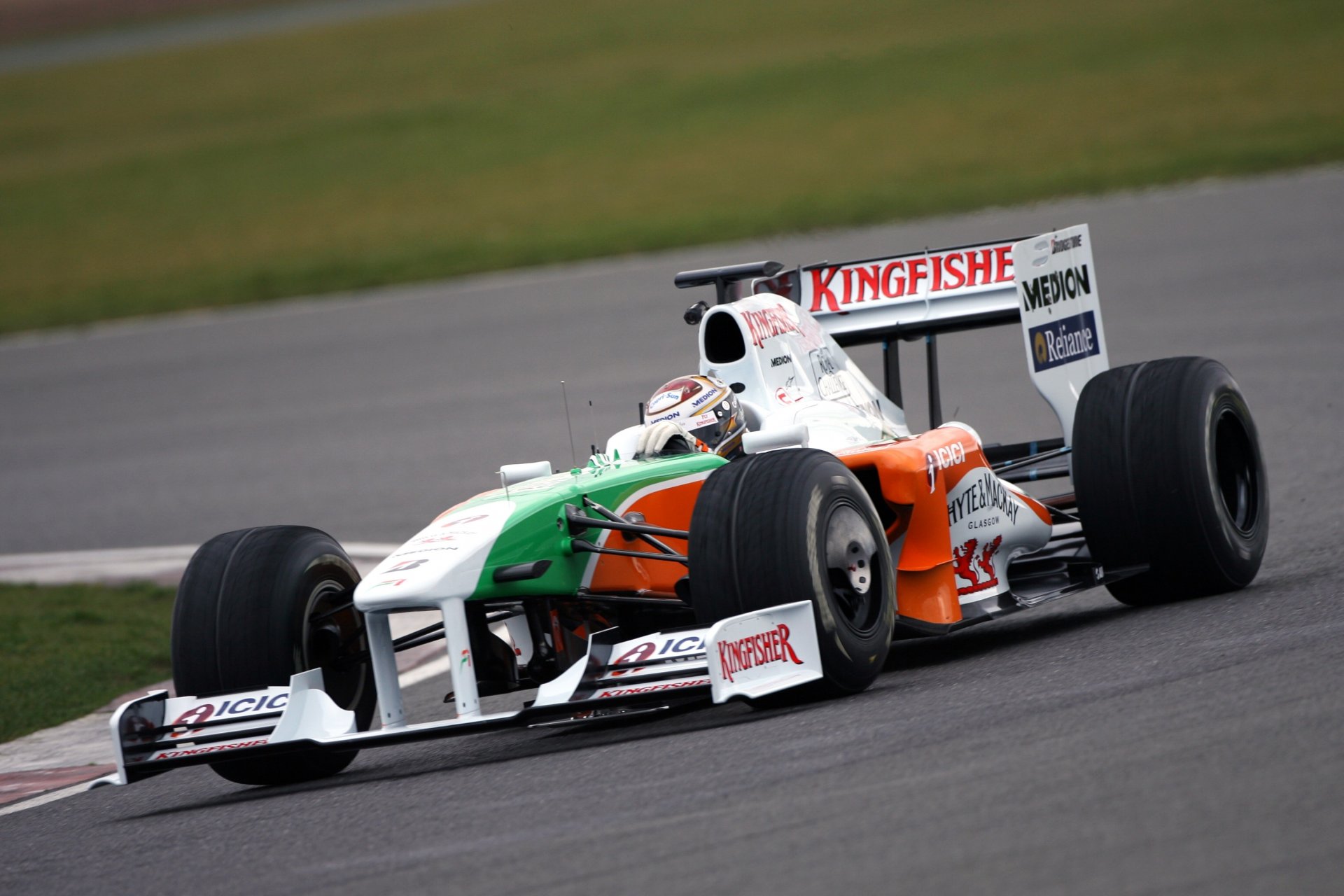 formel 1 f1 formel 1 force india force india auto spur drehen rennen foto