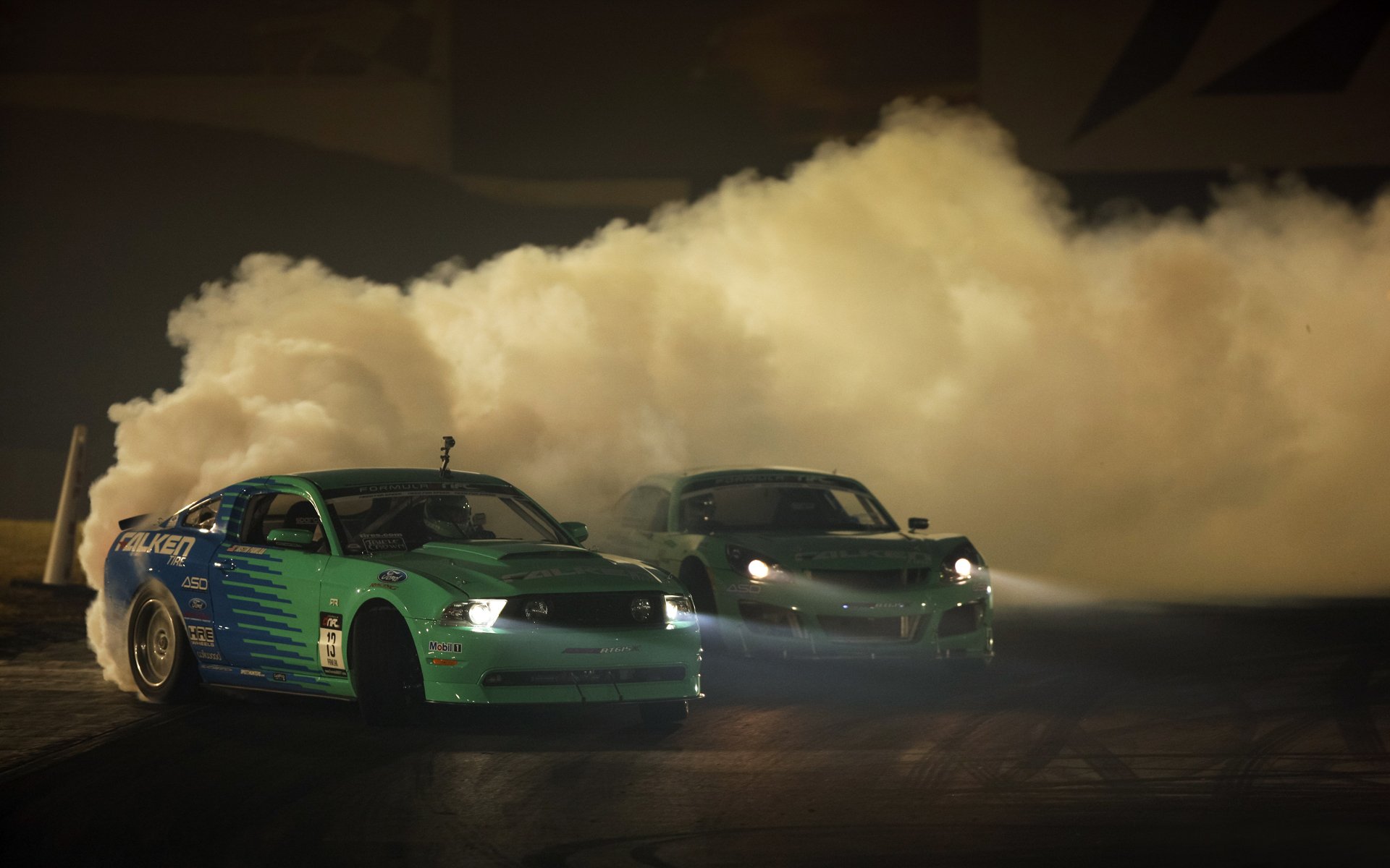 drift machinery dust smoke