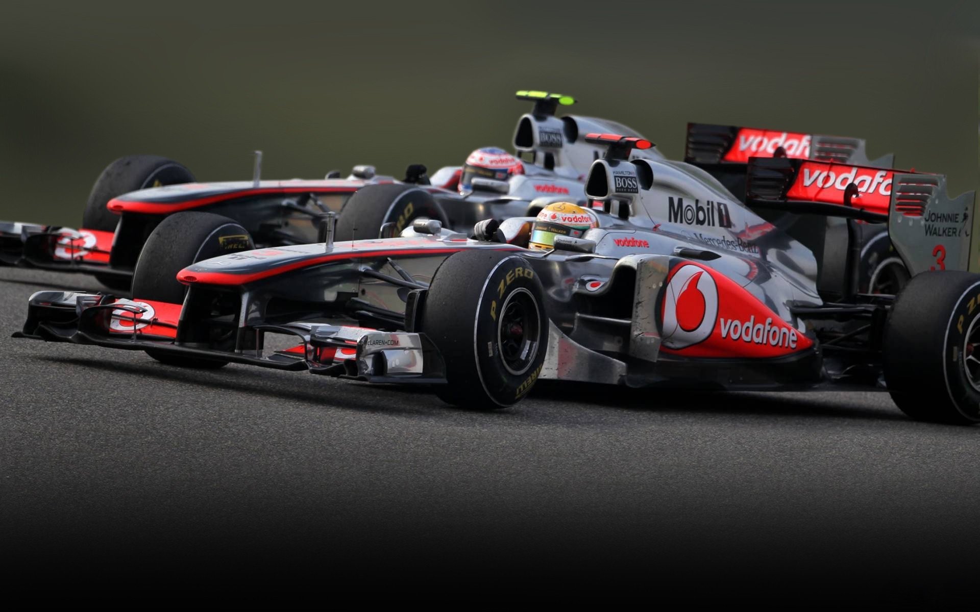 трасса трек vodafone mclaren mercedes болиды mclaren mp4-26 льюис хэмилтон дженсон баттон формула-1 f1 формула-1