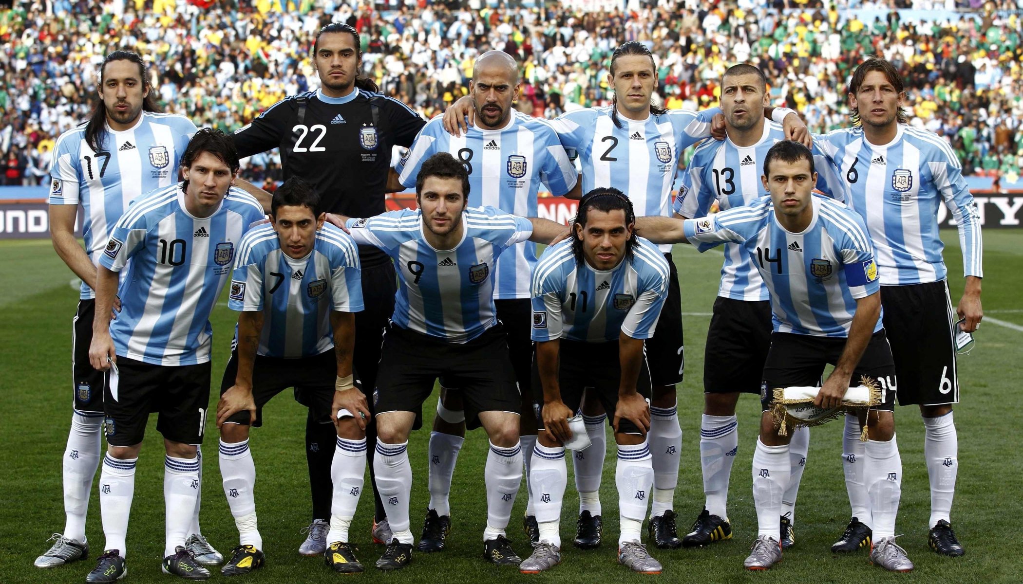 équipe nationale argentine sport fifa coupe du monde afrique du sud 2010 stade terrain pelouse herbe photo coupe du monde afrique du sud