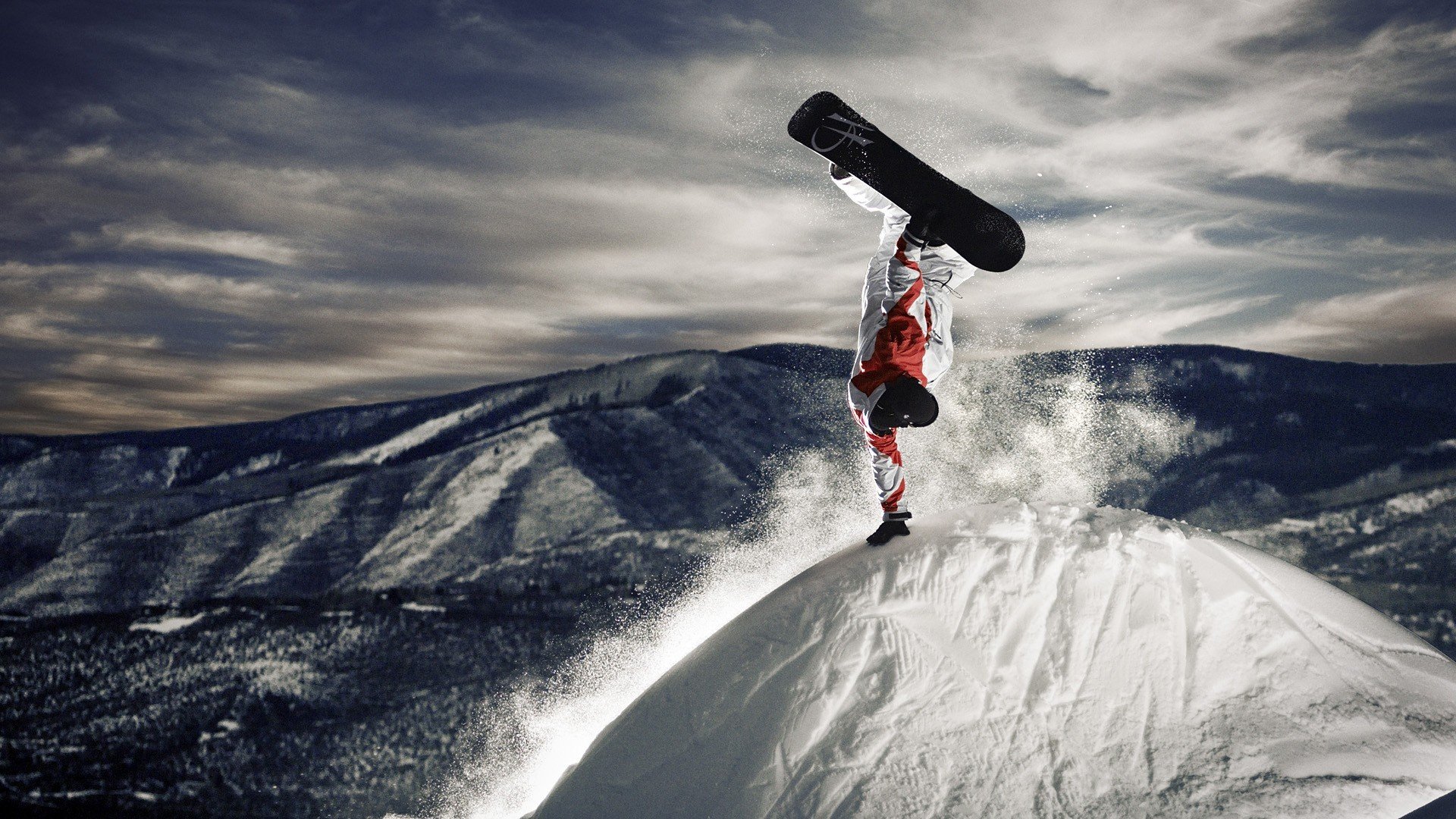 snowboard śnieg zima