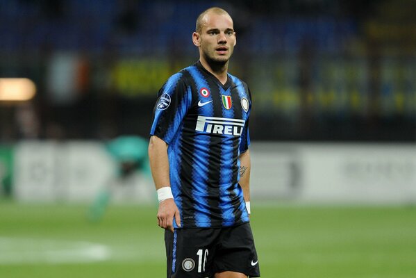 El Jugador Del Inter Wesley Sneijder.