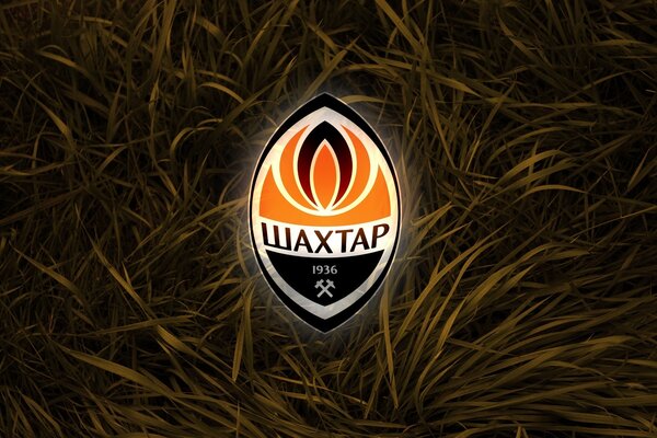 The emblem of the Shakhtar football club