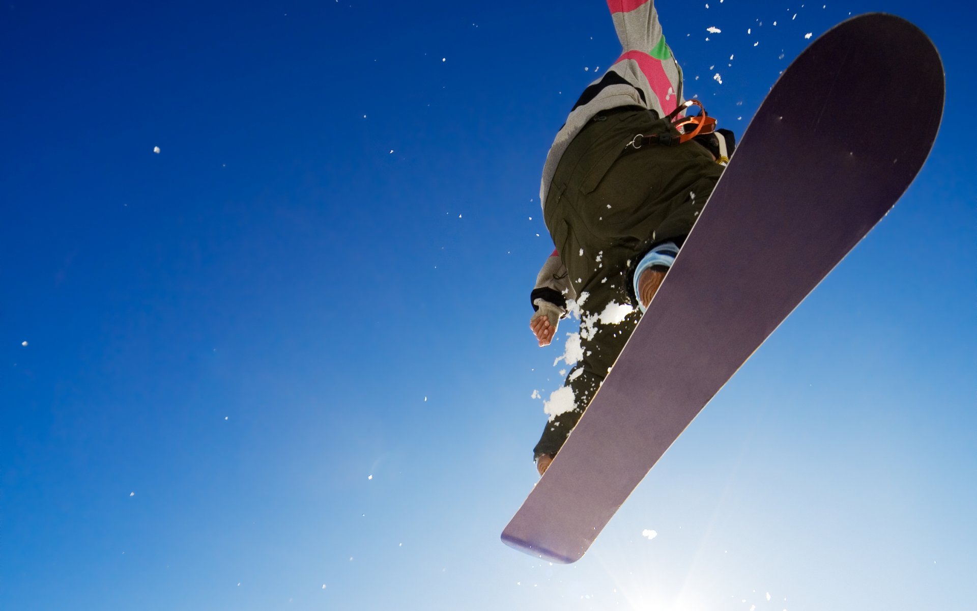 inverno cielo sport snowboard ragazzo salto estremo adrenalina immagine sfondo carta da parati