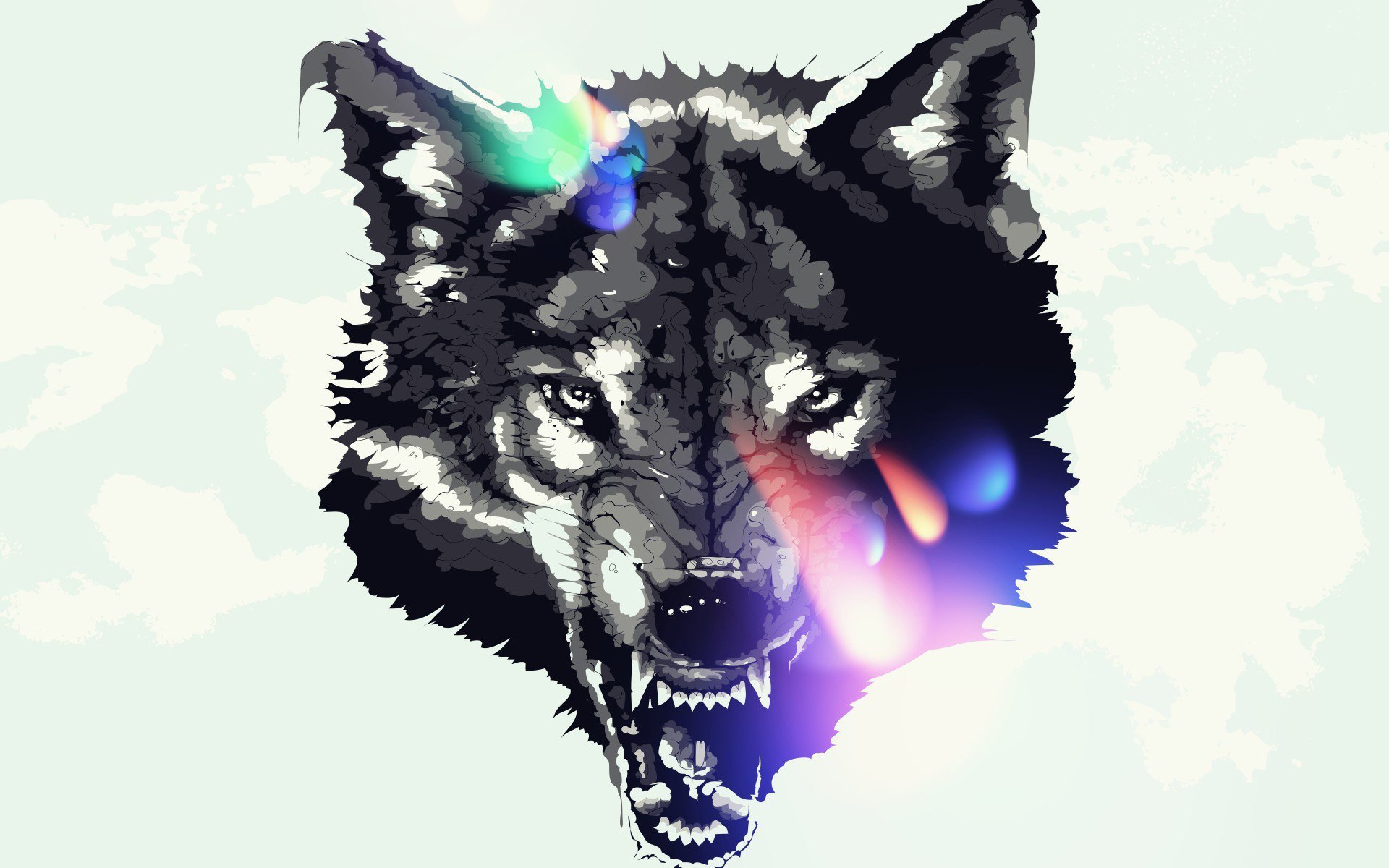 art animals wolf