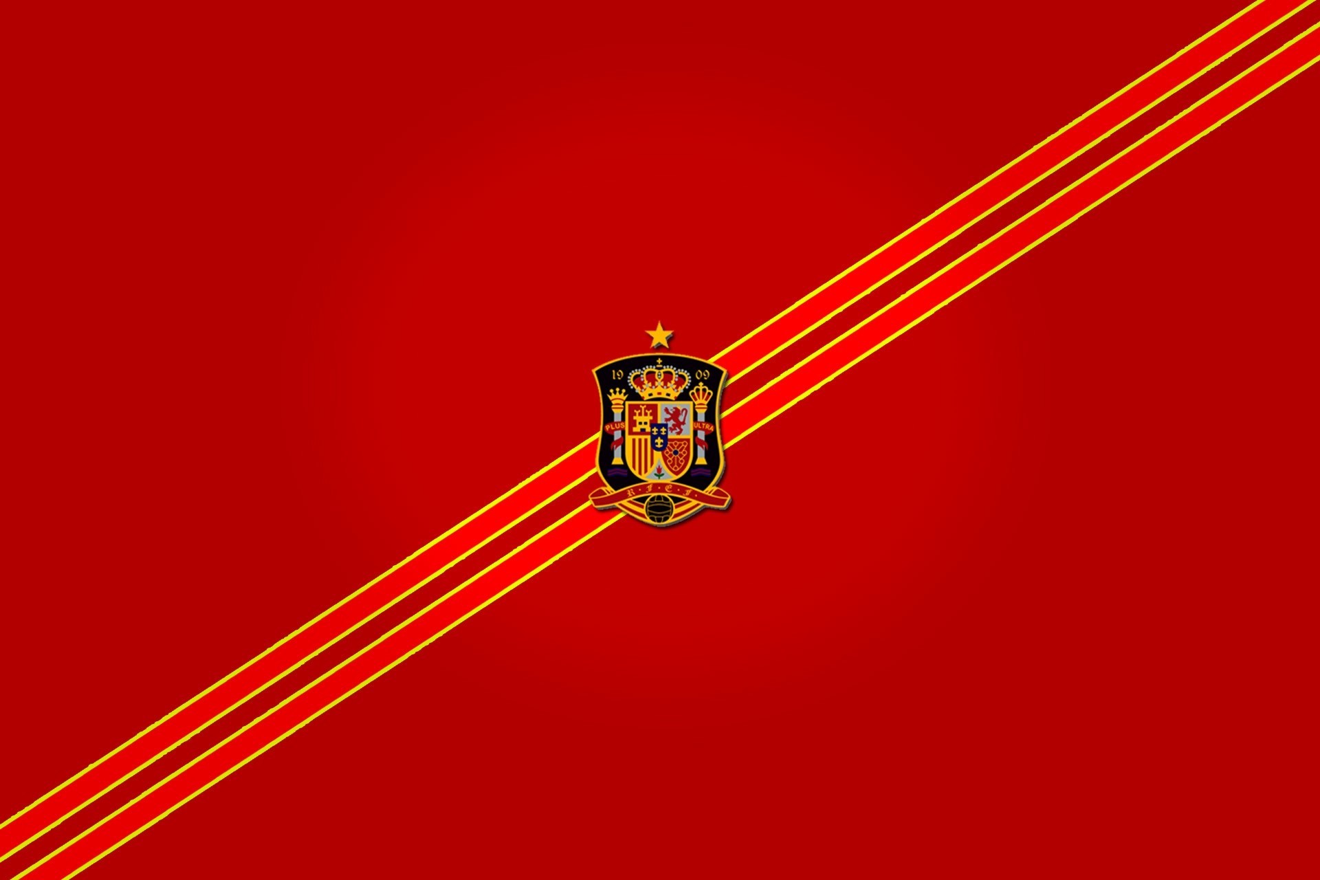 football la furia roja emblem background red fury spanish football spain