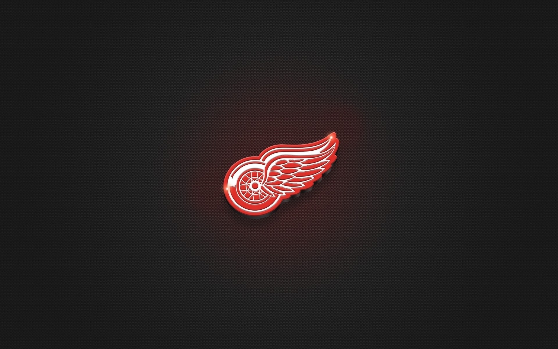 wings emblem wheel minimalism hoop textures hockey red