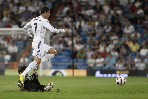 Joueur de football du Real Madrid Cristiano Ronaldo