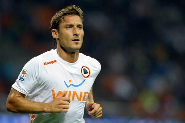 El jugador italiano Totti