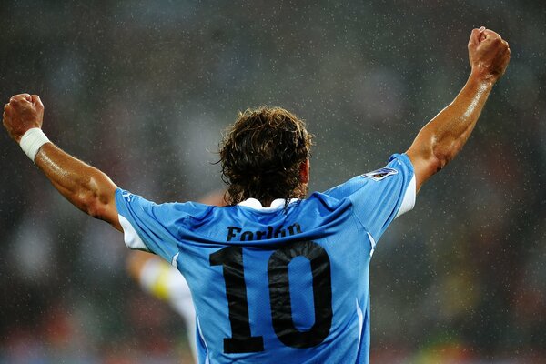 Uruguayan footballer Diego Forlan 2010