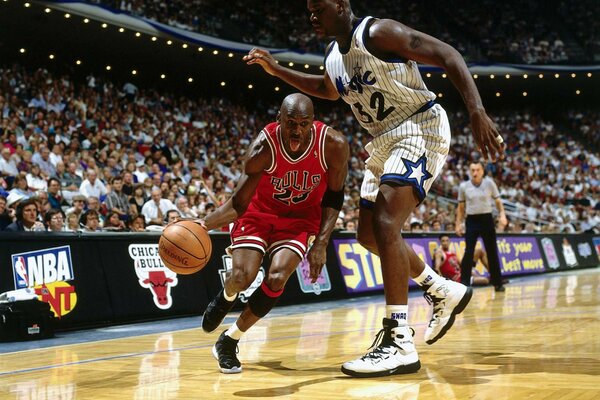 A triumphant moment during a basketball match