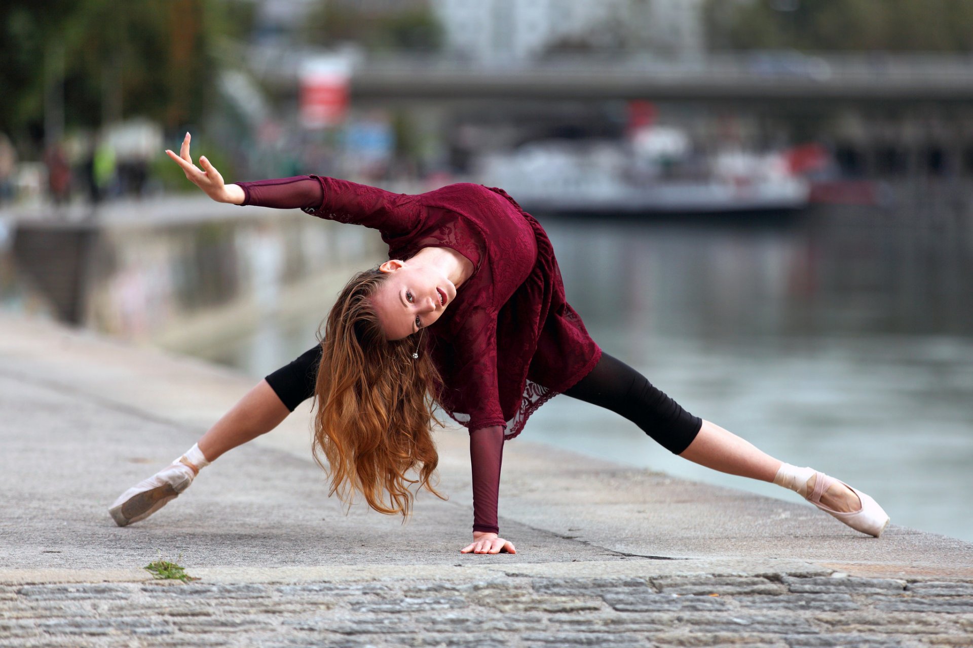 anastazja balerina taniec postawa promenada nastrój