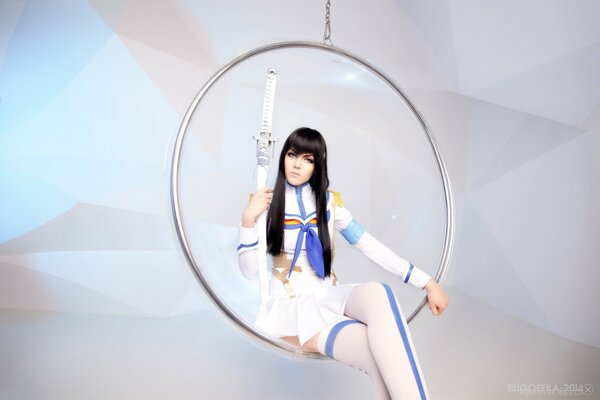 Satsuki kiryuin fille avec cosplay