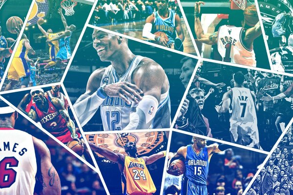 Imágenes con jugadores de la NBA