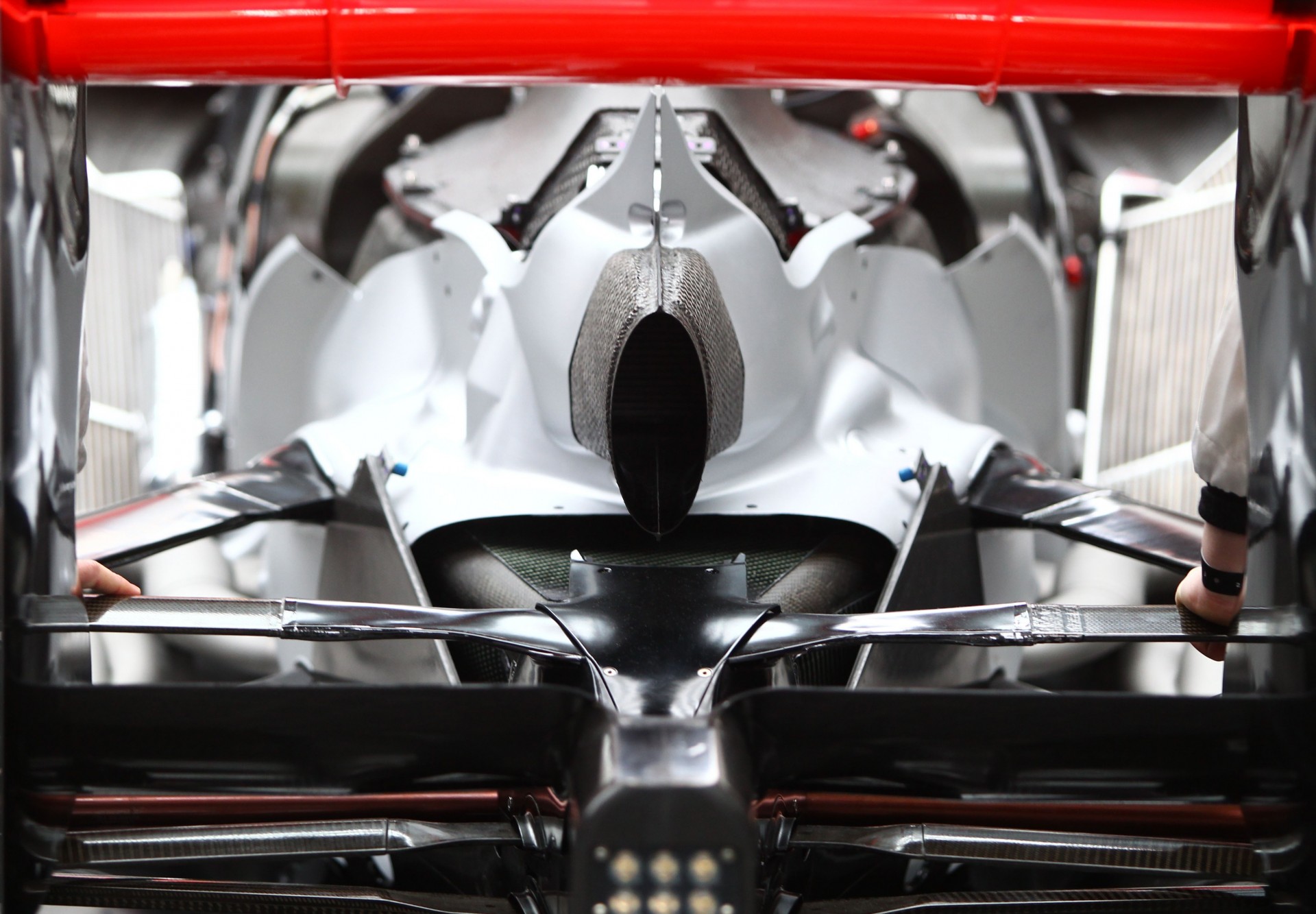 formula 1 car rear view mclaren sport