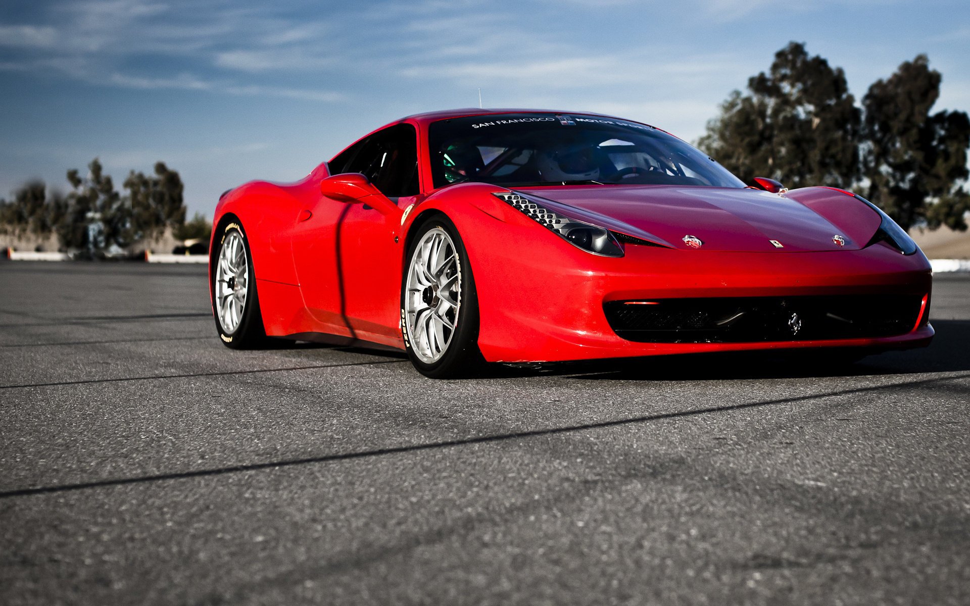 red ferrari 458 italia ferrari auto