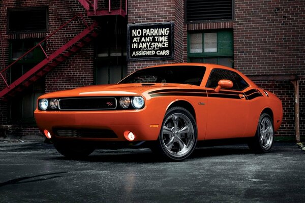 Orange Sport Car als Bumblebee