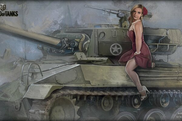 A beautiful victory in the world of tanks