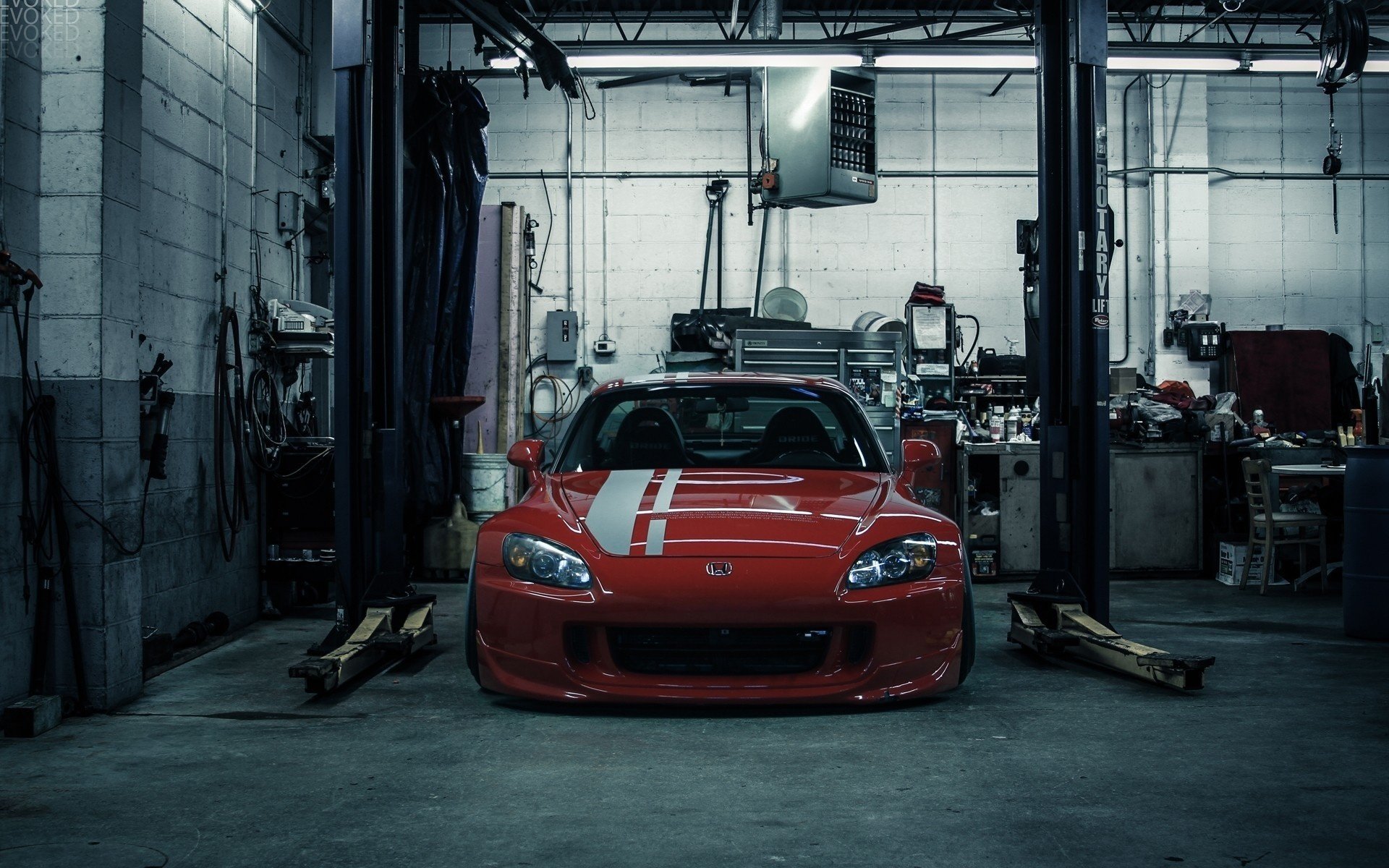 honda s2000 aufzug garage