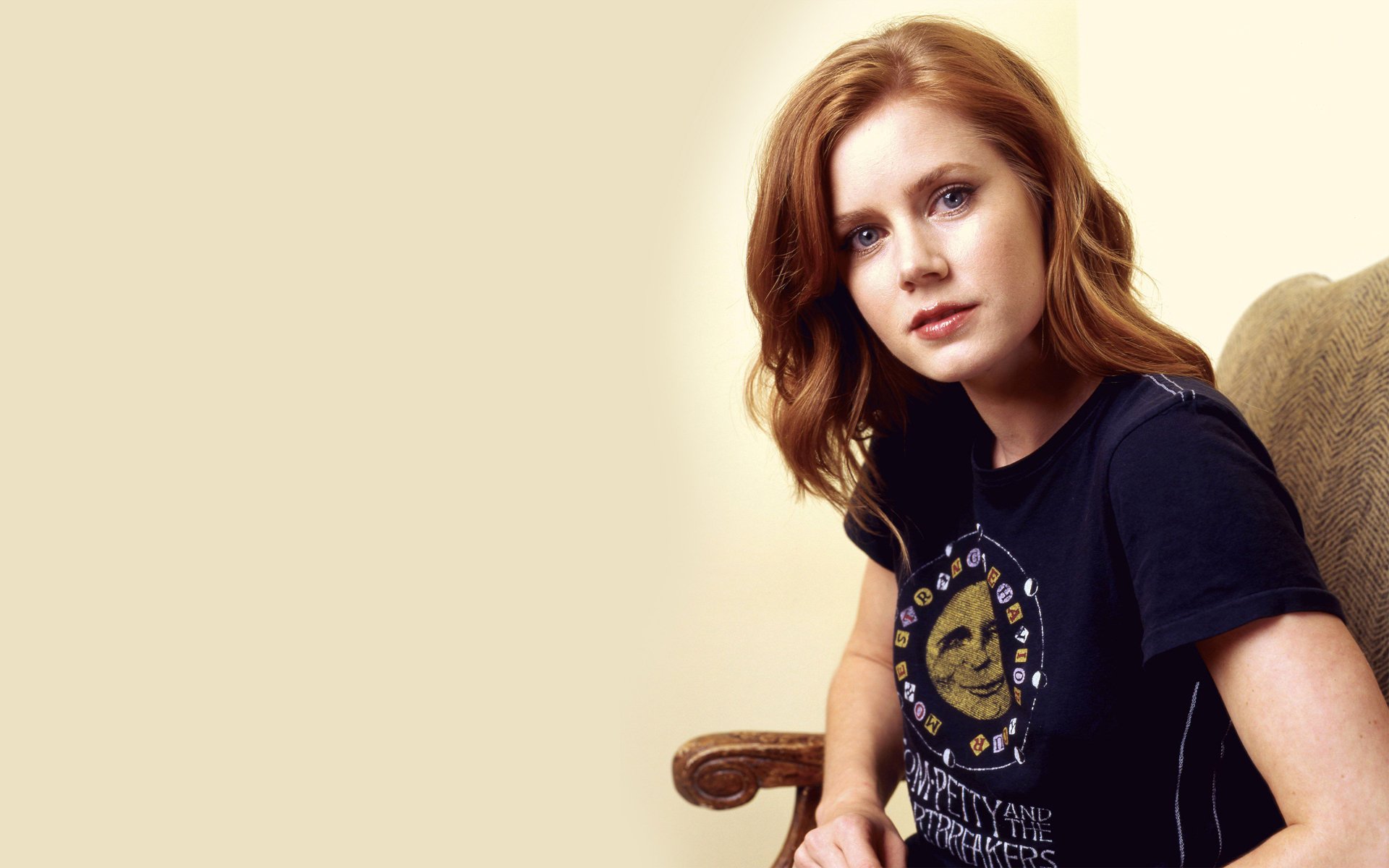 amy adams twarz włosy ruda aktorka fotel