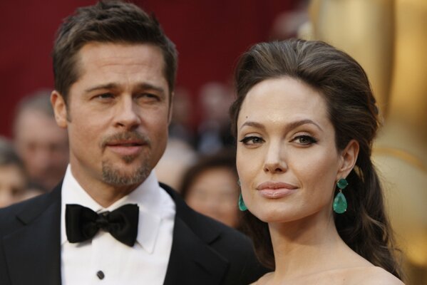 Angelina Jolie and Brad Pitt