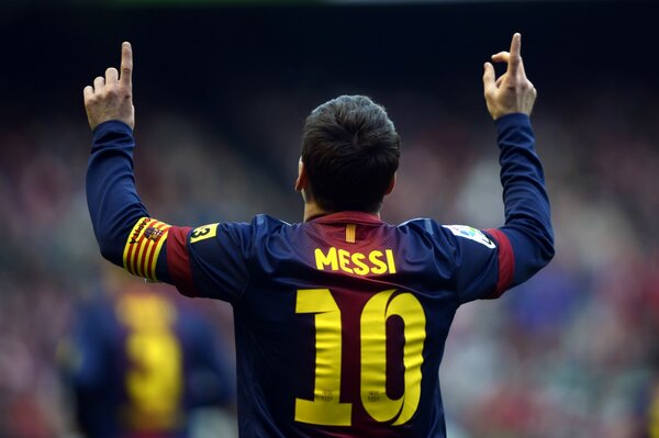 Calcio a Barcellona. Sport Messi