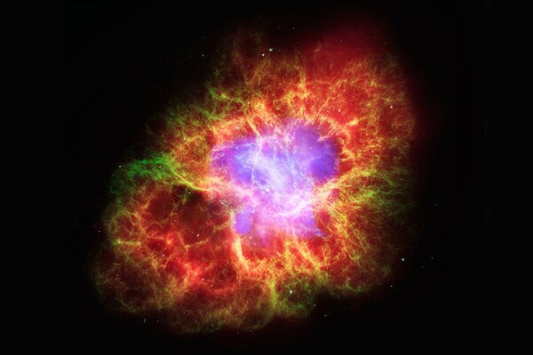 Crab nebula in the constellation Taurus