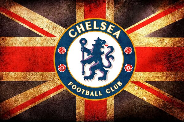 Flaga piłkarska drużyny Chelsea