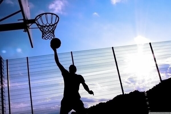 Jouer avec vous-même au basket-ball