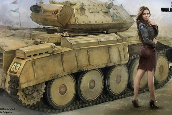 The world of tanks is not for girls at all