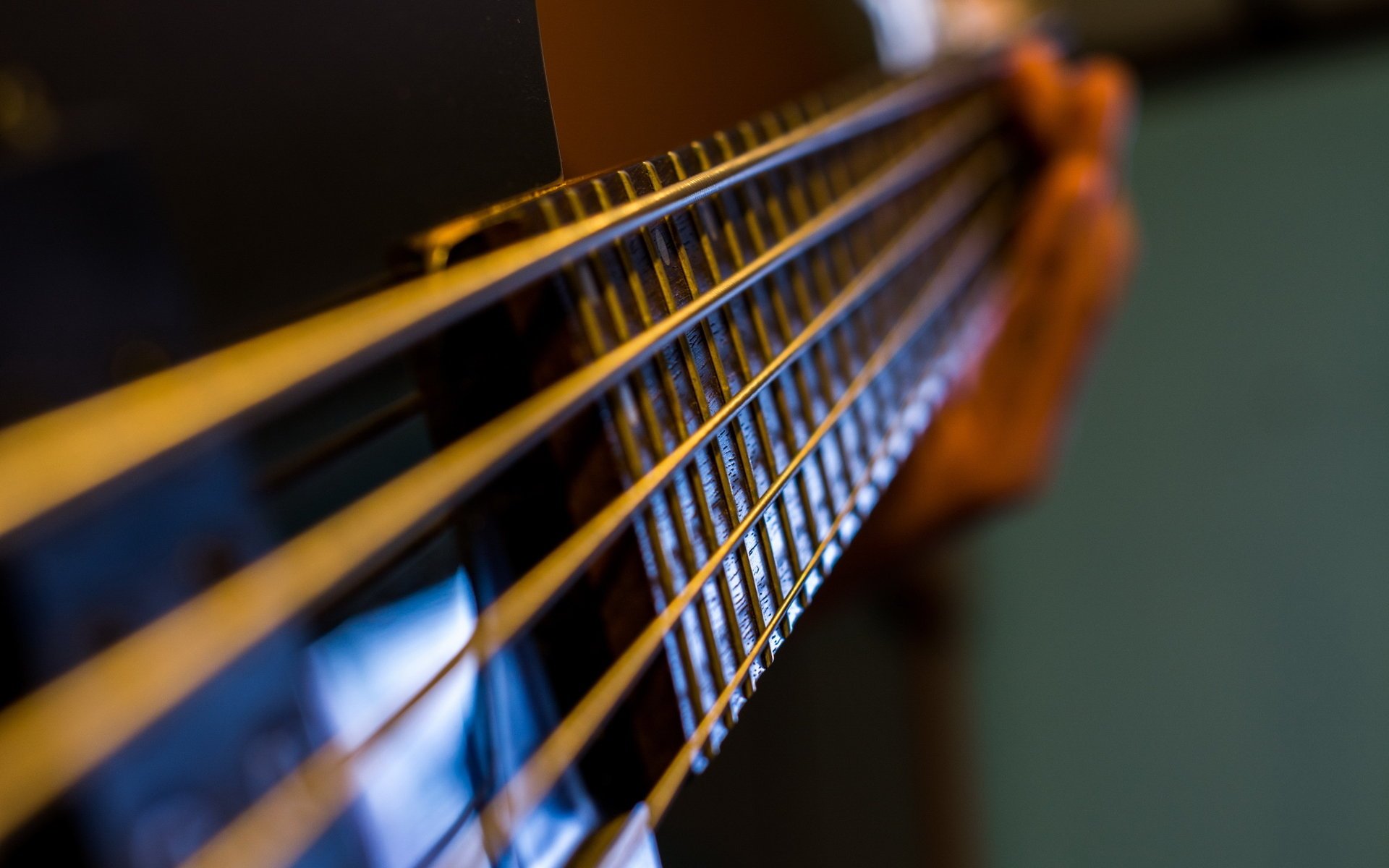 guitar strings macro music