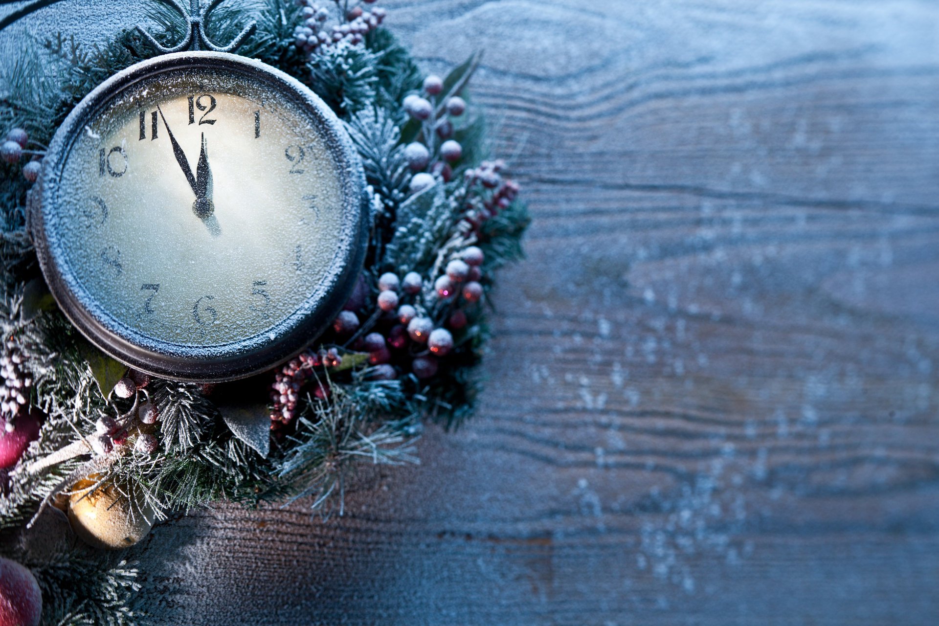 frozen clock new year новый год рождество