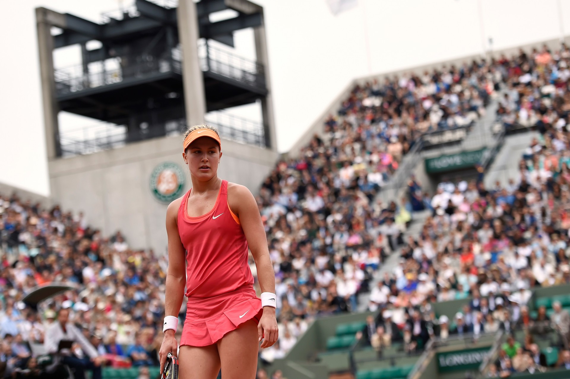 eugenie bouchard qatar airways paris