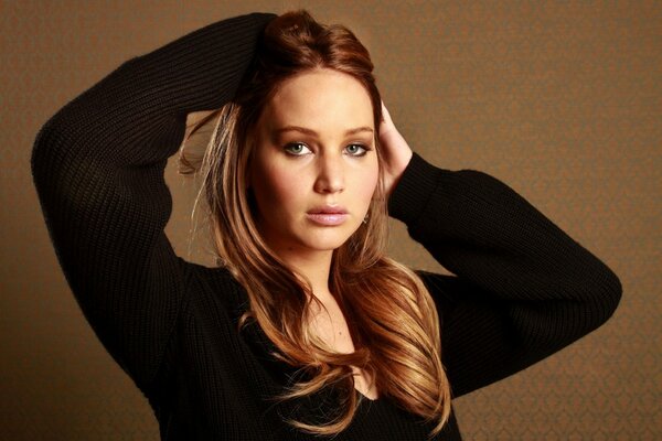 Jennifer Lawrence at a photo shoot