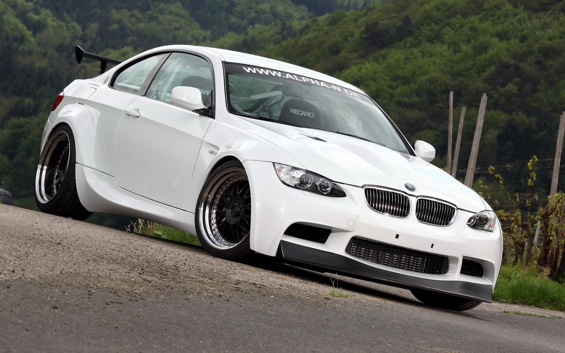 bt92 alpha-n передок тюнинг фон e92 bmw бмв m3 tuning белый