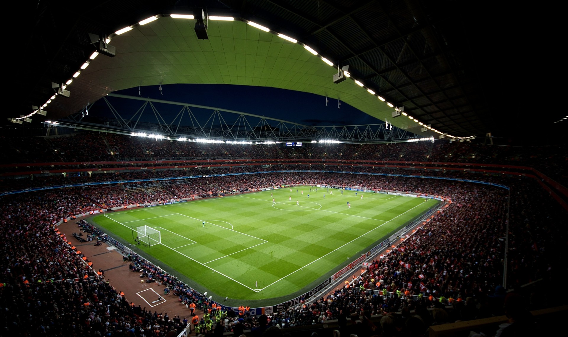 club de fútbol fútbol arsenal de londres estadio gunners liga de campeones aficionados emiratos emiratos artilleros stands campo arsenal deporte