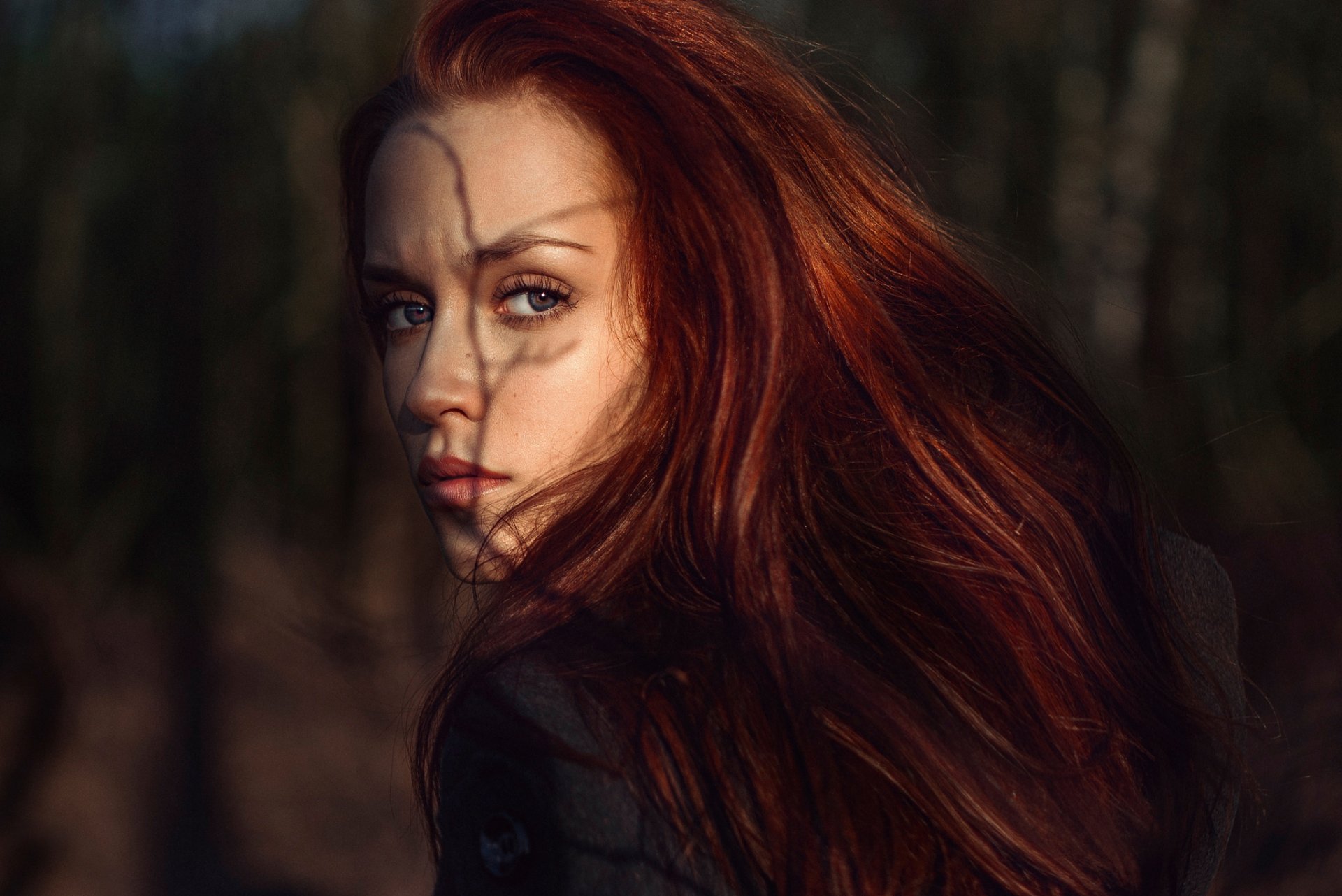 unny kate red hair view sunlight russia george chernyad ev