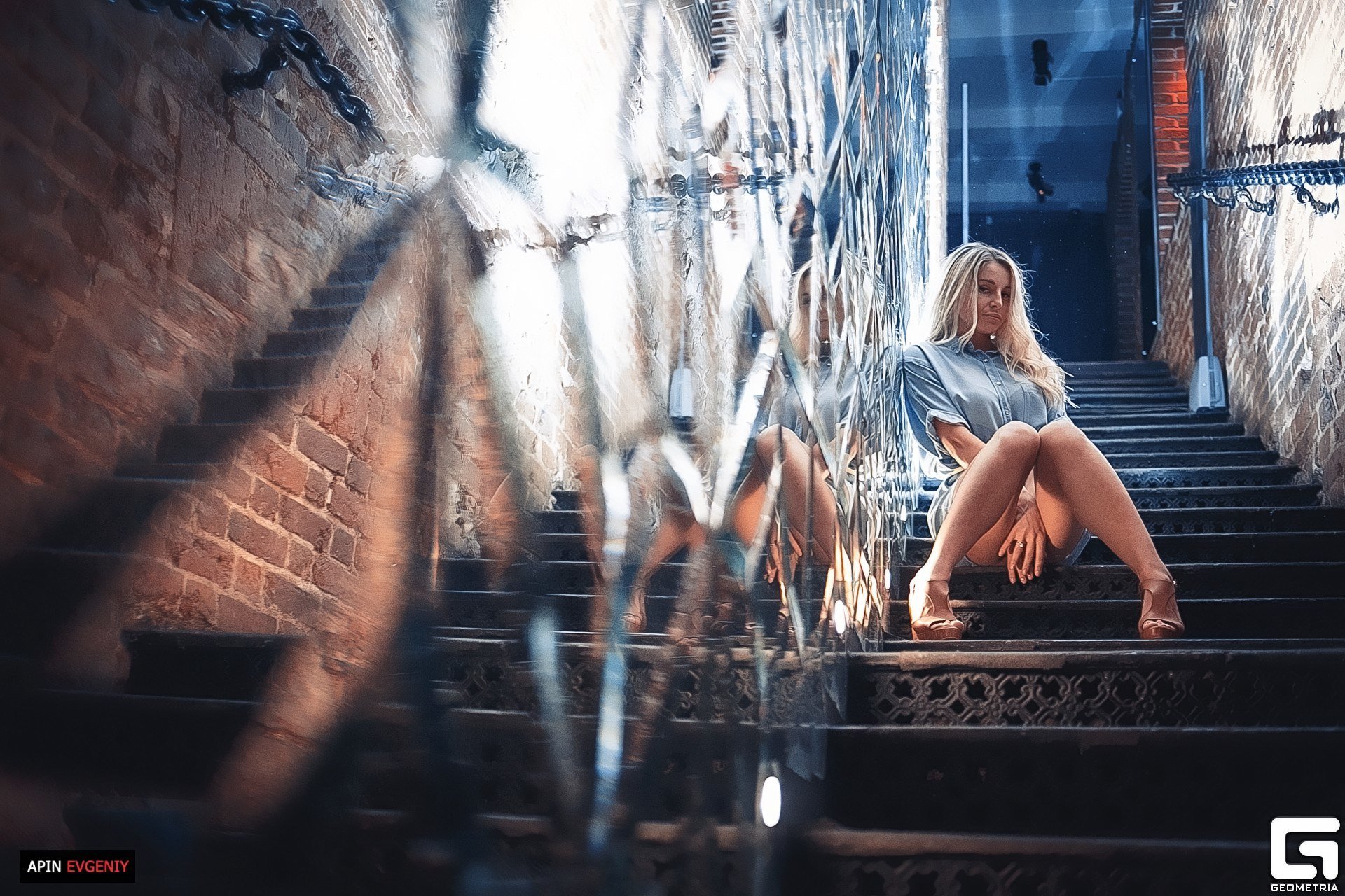 evgeniy apin photography photos photographer girl stair