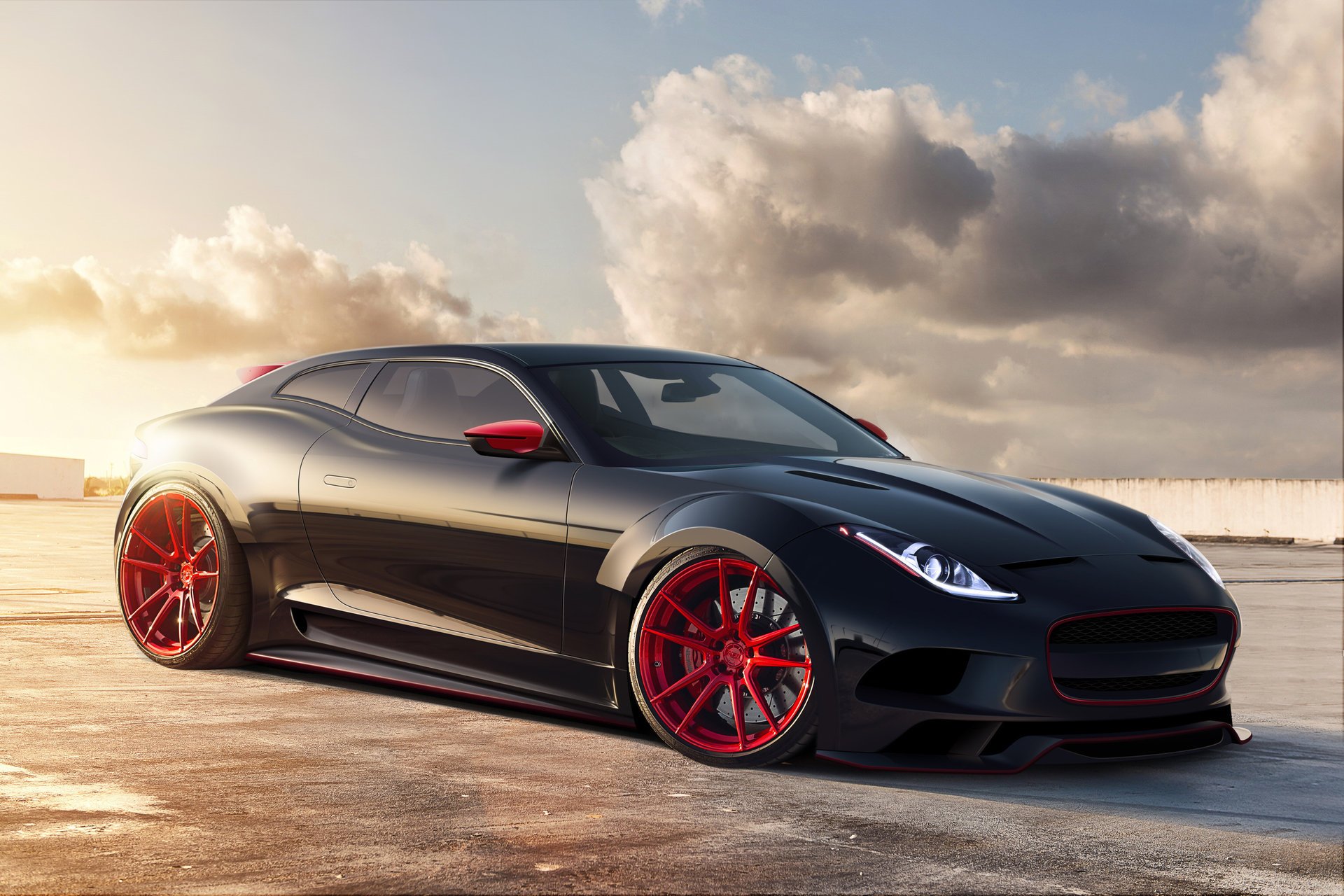 jaguar jaguar x-c16 tuning virtual tuning rendering concept auto