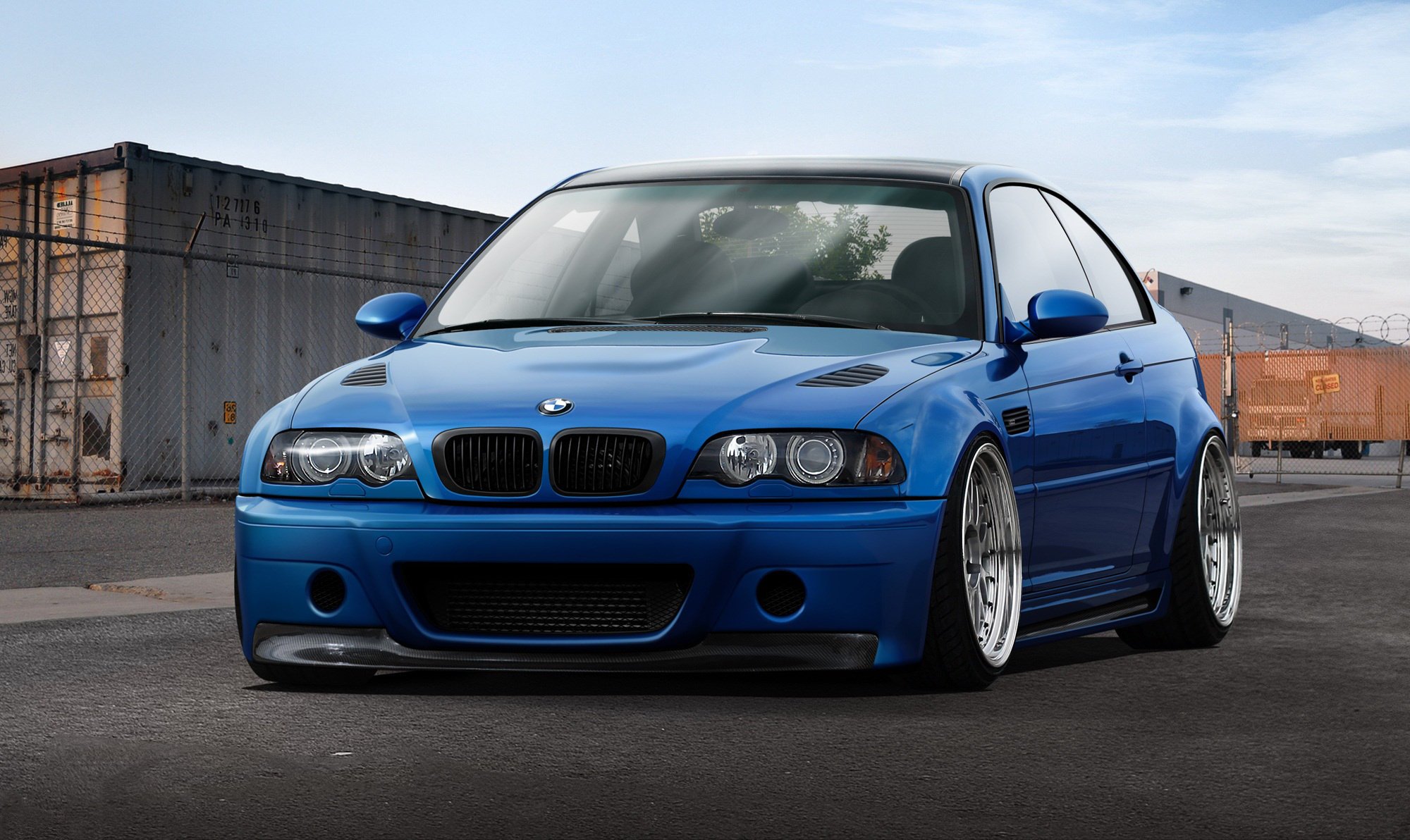 bmw bmw blu e46 m3 contenitore blu